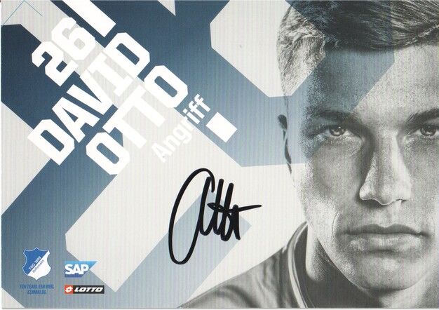 Autogramm Fussball | TSG 1899 Hoffenheim | 2018 | David OTTO