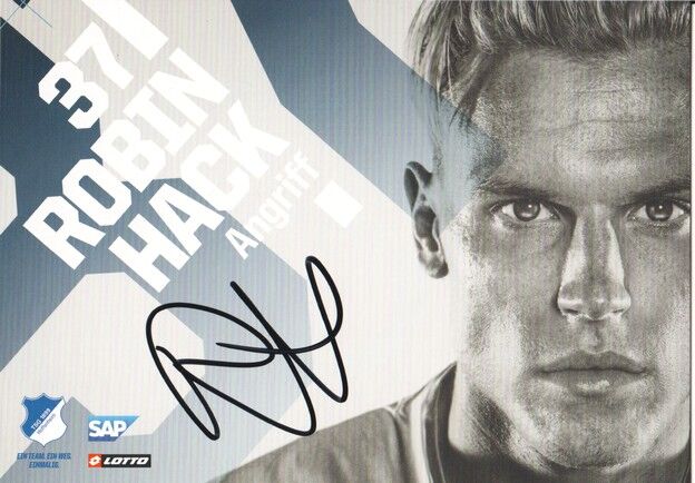 Autogramm Fussball | TSG 1899 Hoffenheim | 2018 | Robin HACK