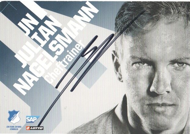 Autogramm Fussball | TSG 1899 Hoffenheim | 2018 | Julian NAGELSMANN
