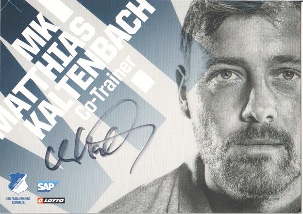 Autogramm Fussball | TSG 1899 Hoffenheim | 2018 | Matthias KALTENBACH