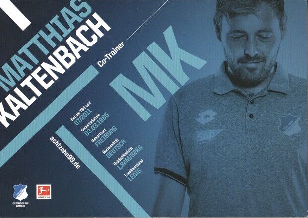 Autogramm Fussball | TSG 1899 Hoffenheim | 2018 | Matthias KALTENBACH