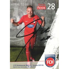 Autogramm Fussball | 1. FC Heidenheim 1846 | 2017 | Arne FEICK