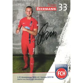 Autogramm Fussball | 1. FC Heidenheim 1846 | 2017 | Timo BEERMANN