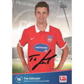 Autogramm Fussball | 1. FC Heidenheim 1846 | 2014 | Tim GÖHLERT