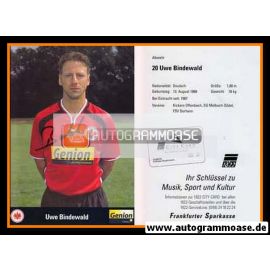 Autogramm Fussball | Eintracht Frankfurt | 2000 | Uwe BINDEWALD