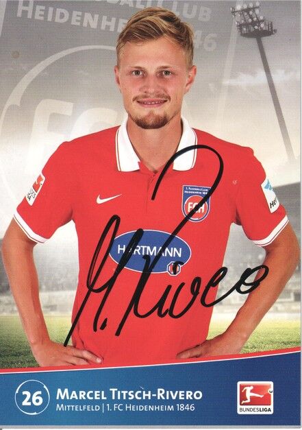 Autogramm Fussball | 1. FC Heidenheim 1846 | 2014 | Marcel TITSCH-RIVERO