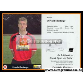 Autogramm Fussball | Eintracht Frankfurt | 2000 | Peter DEISSENBERGER