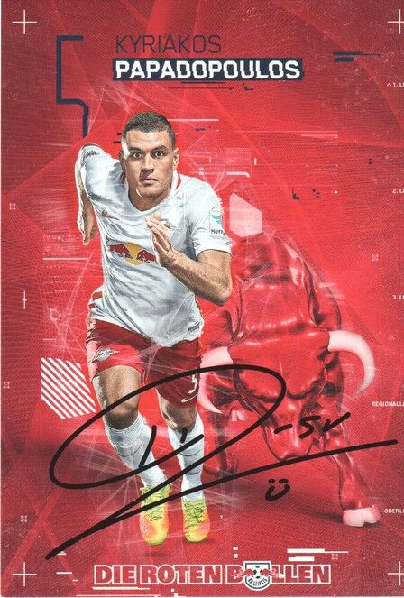Autogramm Fussball | RB Leipzig | 2016 | Kyriakos PAPADOPOULOS