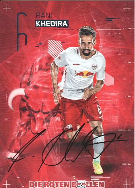 Autogramm Fussball | RB Leipzig | 2016 | Rani KHEDIRA
