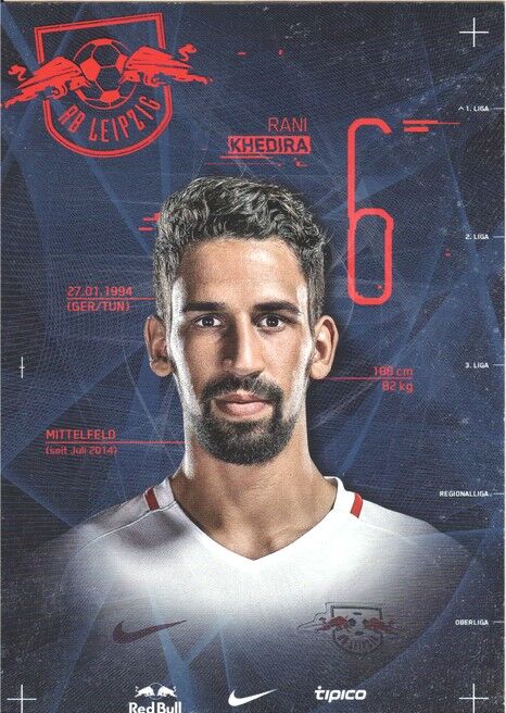 Autogramm Fussball | RB Leipzig | 2016 | Rani KHEDIRA