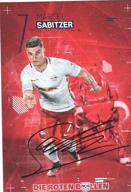 Autogramm Fussball | RB Leipzig | 2016 | Marcel SABITZER