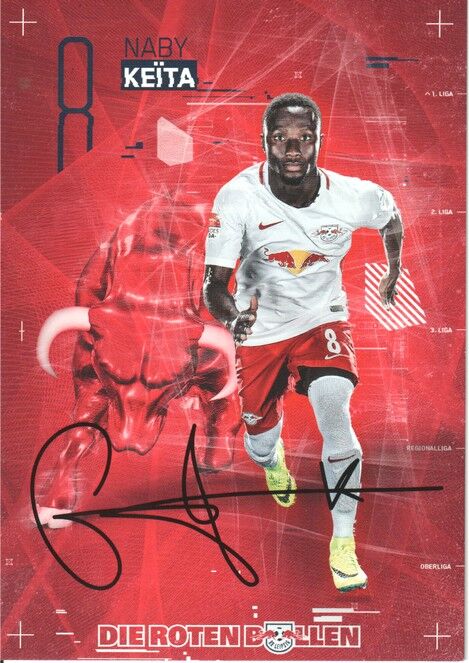 Autogramm Fussball | RB Leipzig | 2016 | Naby KEITA