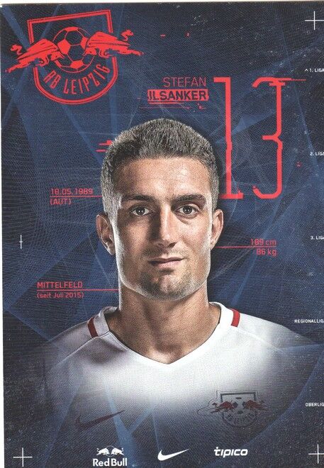 Autogramm Fussball | RB Leipzig | 2016 | Stefan ILSANKER
