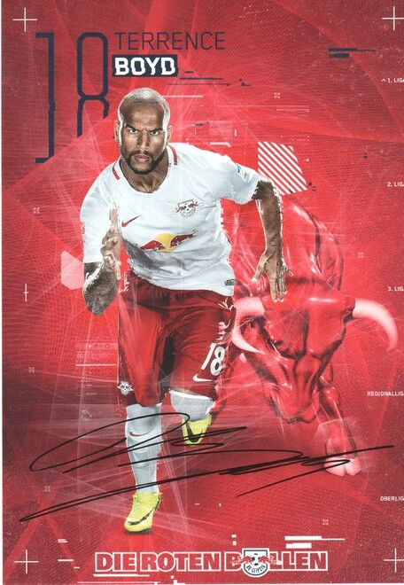 Autogramm Fussball | RB Leipzig | 2016 | Terrence BOYD