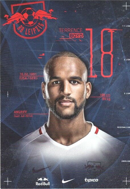 Autogramm Fussball | RB Leipzig | 2016 | Terrence BOYD