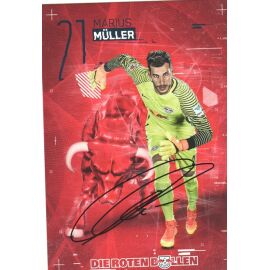 Autogramm Fussball | RB Leipzig | 2016 | Marius MÜLLER