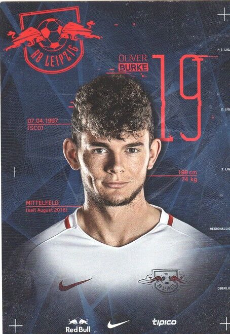 Autogramm Fussball | RB Leipzig | 2016 | Oliver BURKE