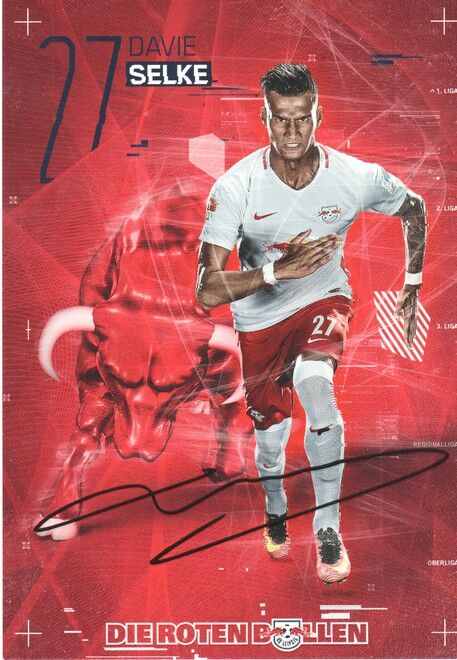 Autogramm Fussball | RB Leipzig | 2016 | Davie SELKE