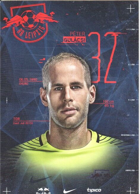 Autogramm Fussball | RB Leipzig | 2016 | Peter GULACSI