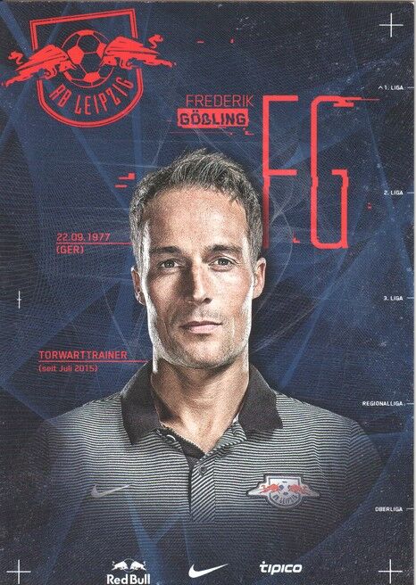 Autogramm Fussball | RB Leipzig | 2016 | Frederik GÖSSLING