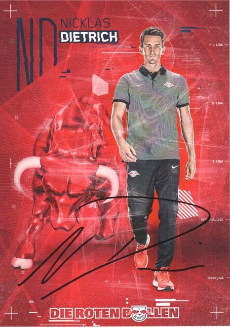 Autogramm Fussball | RB Leipzig | 2016 | Nicklas DIETRICH