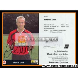 Autogramm Fussball | Eintracht Frankfurt | 2000 | Markus LÖSCH