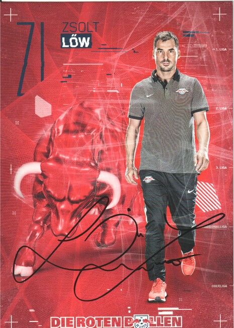 Autogramm Fussball | RB Leipzig | 2016 | Zsolt LÖW