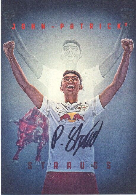 Autogramm Fussball | RB Leipzig | 2014 | John-Patrick STRAUSS