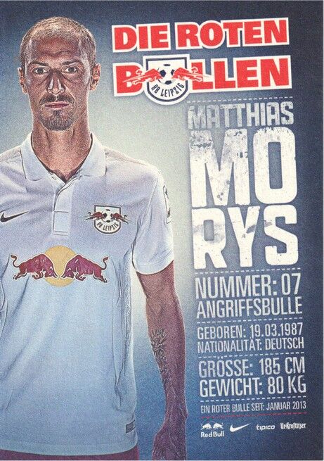 Autogramm Fussball | RB Leipzig | 2014 | Matthias MORYS