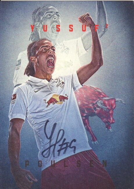 Autogramm Fussball | RB Leipzig | 2014 | Yussuf POULSEN