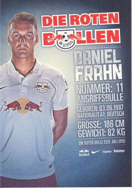 Autogramm Fussball | RB Leipzig | 2014 | Daniel FRAHN