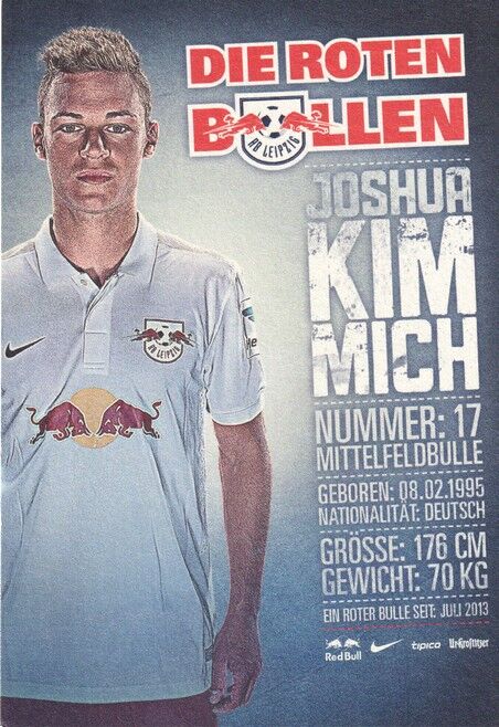Autogramm Fussball | RB Leipzig | 2014 | Joshua KIMMICH