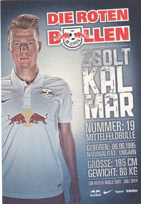 Autogramm Fussball | RB Leipzig | 2014 | Zsolt KALMAR