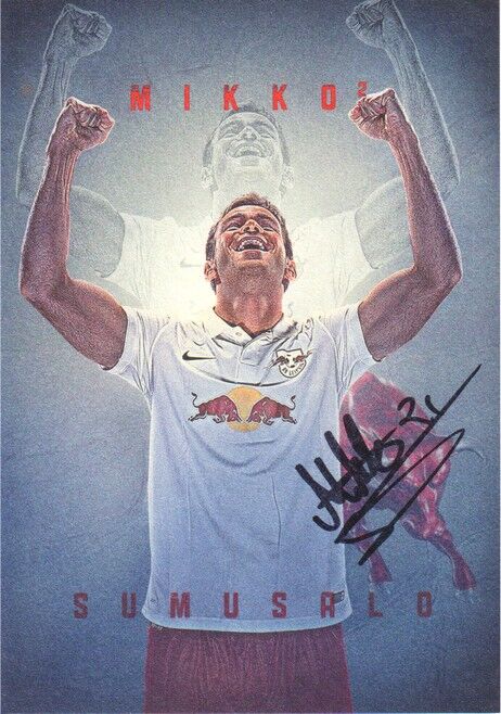 Autogramm Fussball | RB Leipzig | 2014 | Mikko SUMUSALO