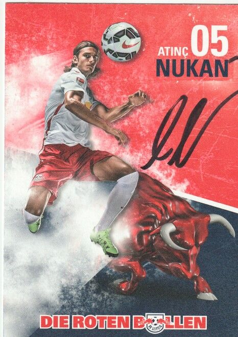 Autogramm Fussball | RB Leipzig | 2015 | Atinc NUKAN