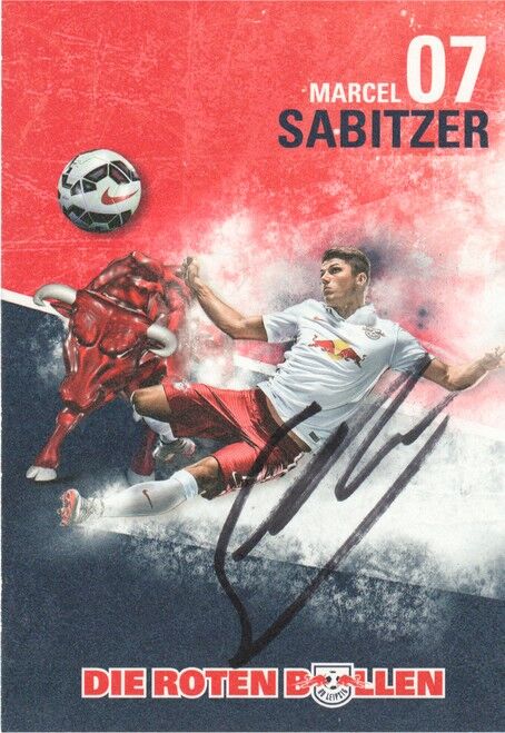 Autogramm Fussball | RB Leipzig | 2015 | Marcel SABITZER