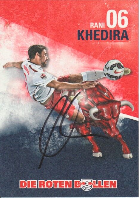 Autogramm Fussball | RB Leipzig | 2015 | Rani KHEDIRA