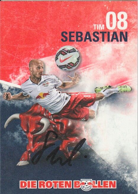 Autogramm Fussball | RB Leipzig | 2015 | Tim SEBASTIAN