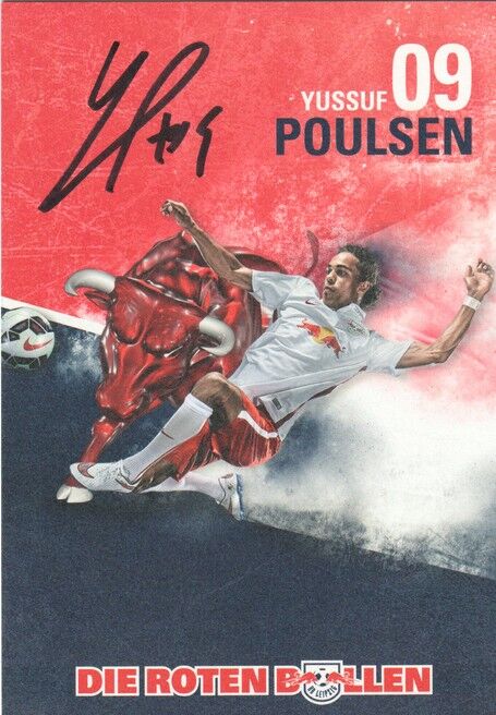 Autogramm Fussball | RB Leipzig | 2015 | Yussuf POULSEN