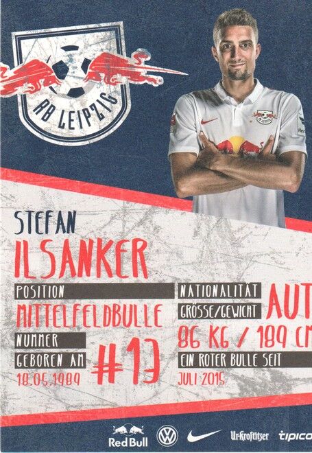 Autogramm Fussball | RB Leipzig | 2015 | Stefan ILSANKER
