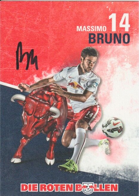 Autogramm Fussball | RB Leipzig | 2015 | Massimo BRUNO