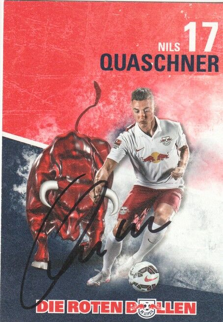 Autogramm Fussball | RB Leipzig | 2015 | Nils QUASCHNER