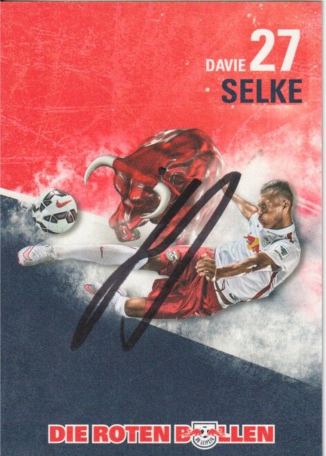 Autogramm Fussball | RB Leipzig | 2015 | Davie SELKE