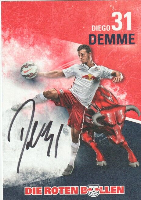 Autogramm Fussball | RB Leipzig | 2015 | Diego DEMME