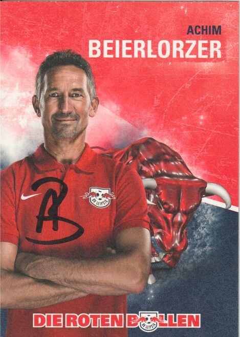 Autogramm Fussball | RB Leipzig | 2015 | Achim BEIERLORZER