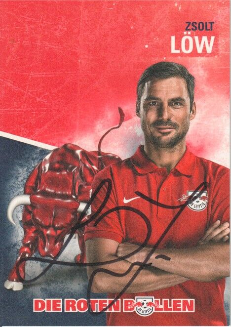 Autogramm Fussball | RB Leipzig | 2015 | Zsolt LÖW