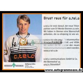 Autogramm Fussball | SV Werder Bremen | 1997 blau | Wolfgang SIDKA