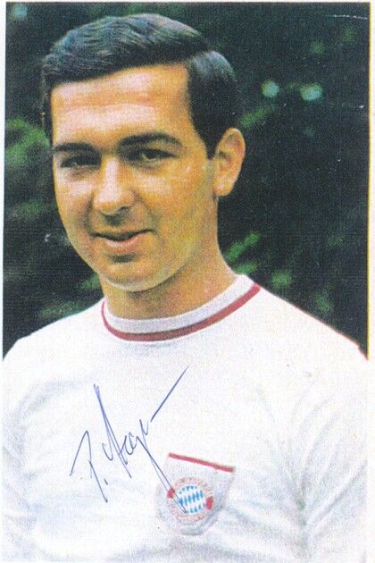 Autogramm Fussball | FC Bayern München | 1960er | Peter STEGMANN (Portrait Color)