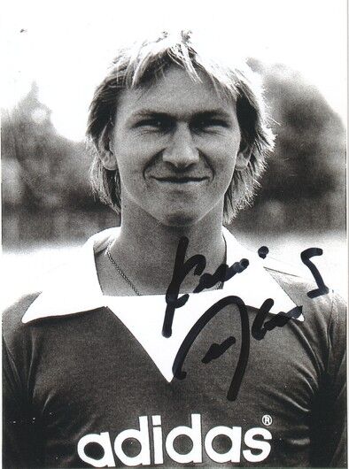 Autogramm Fussball | FC Bayern München | 1980er Foto | Klaus AUGENTHALER (Portrait SW)