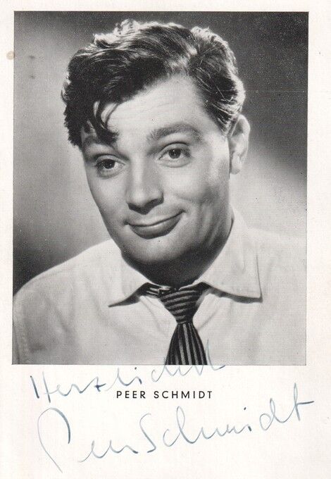 Autogramm Film | Peer SCHMIDT | 1953 "Ich Und Du" (Portrait SW Europa)